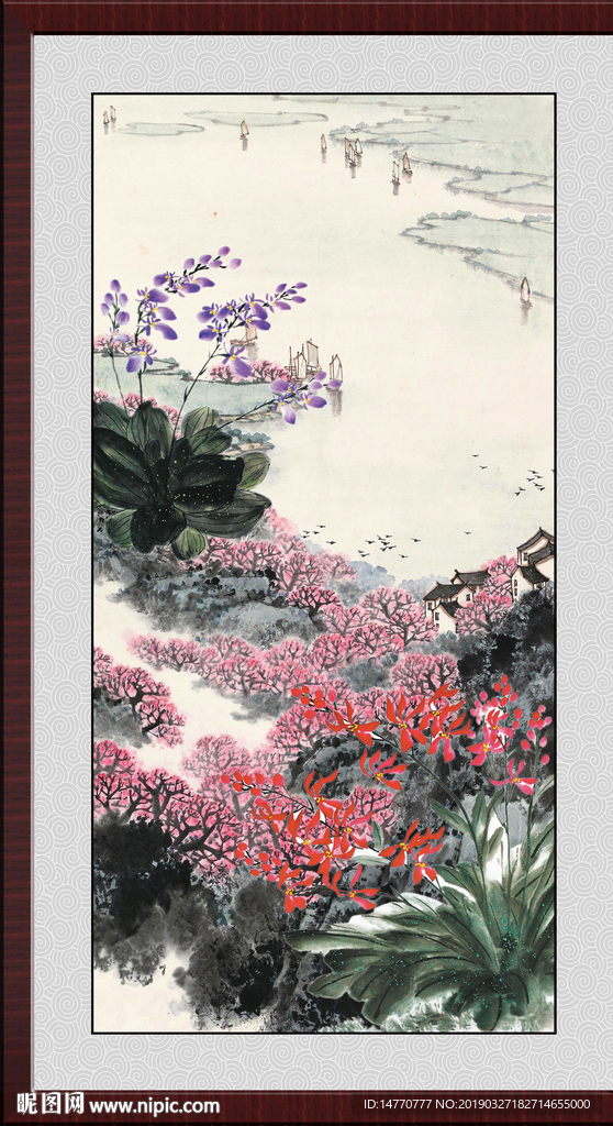巨幅山水画