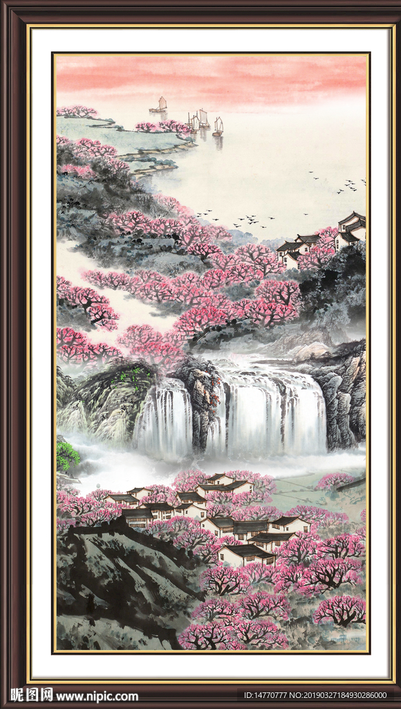 巨幅山水画
