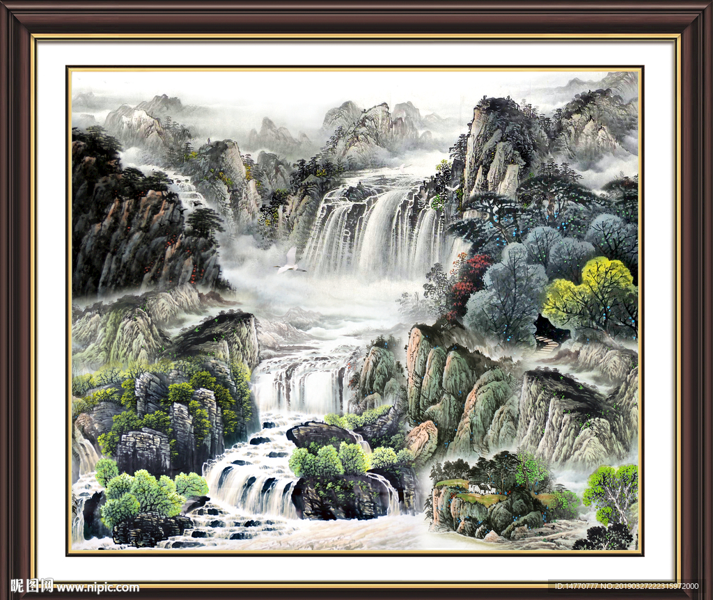 巨幅山水画