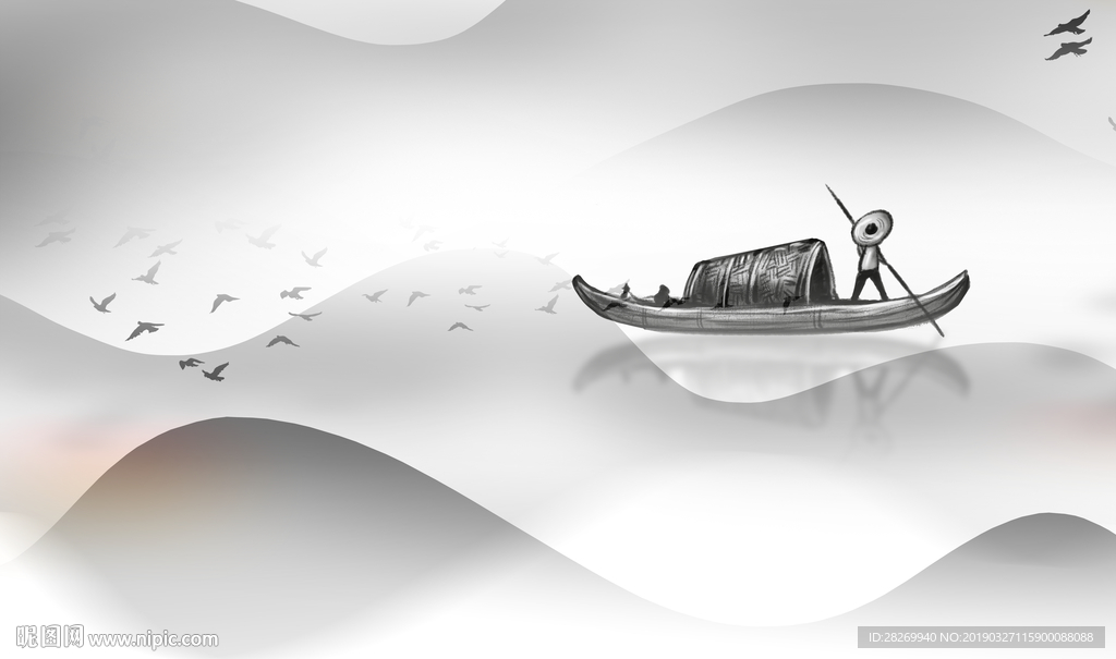 新中式无框画