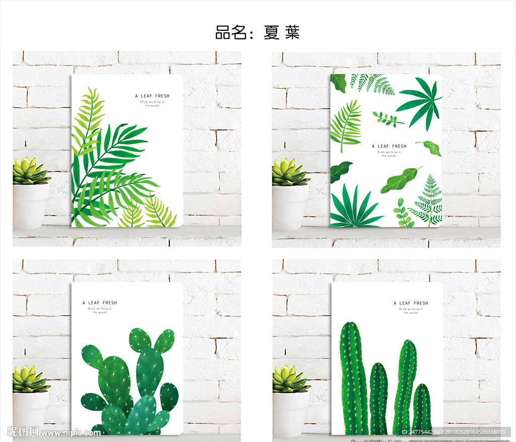 本子封面  夏葉
