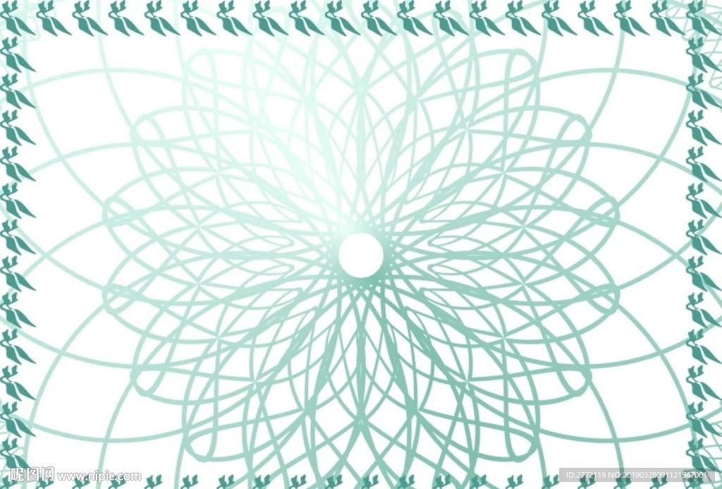 暗蓝 销售证书纹