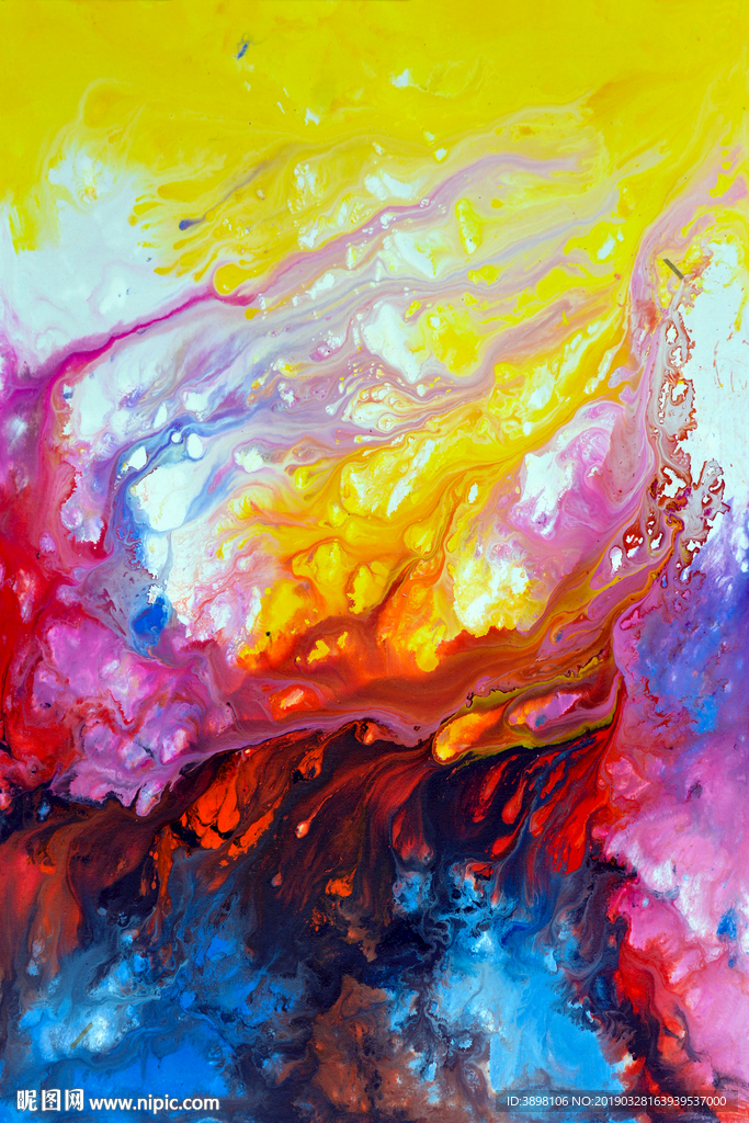 艺术玄关水彩水溶玄关背景墙