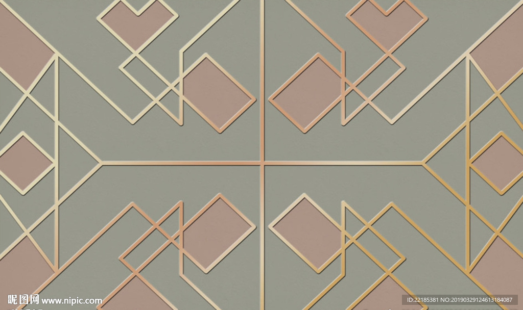 3d立体方框背景墙