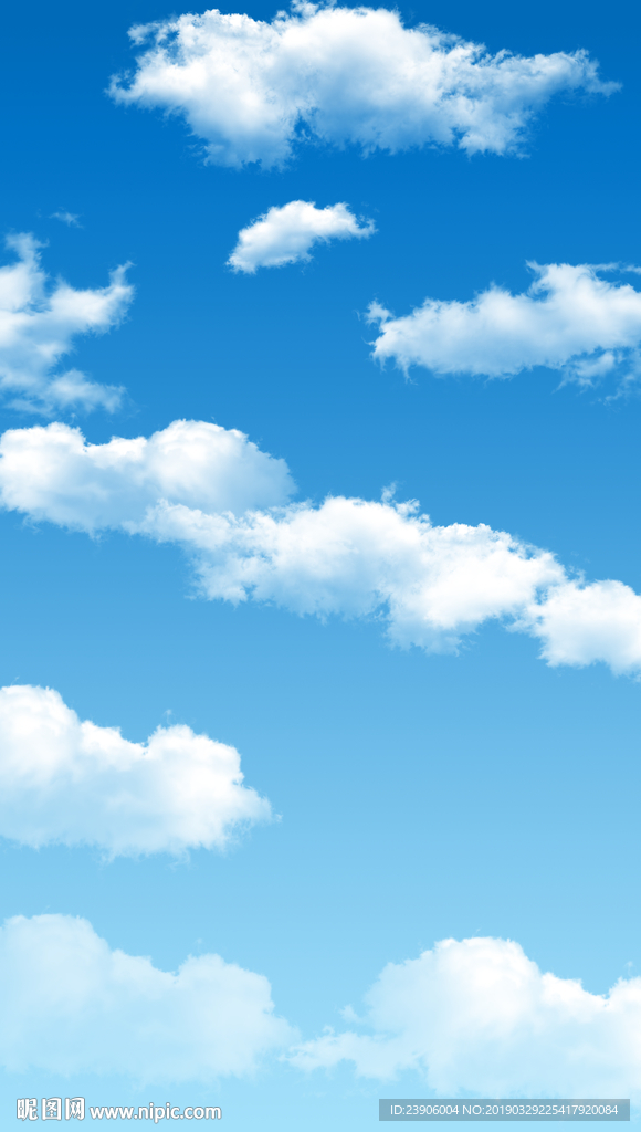 3D立体蓝天白云吊顶壁画