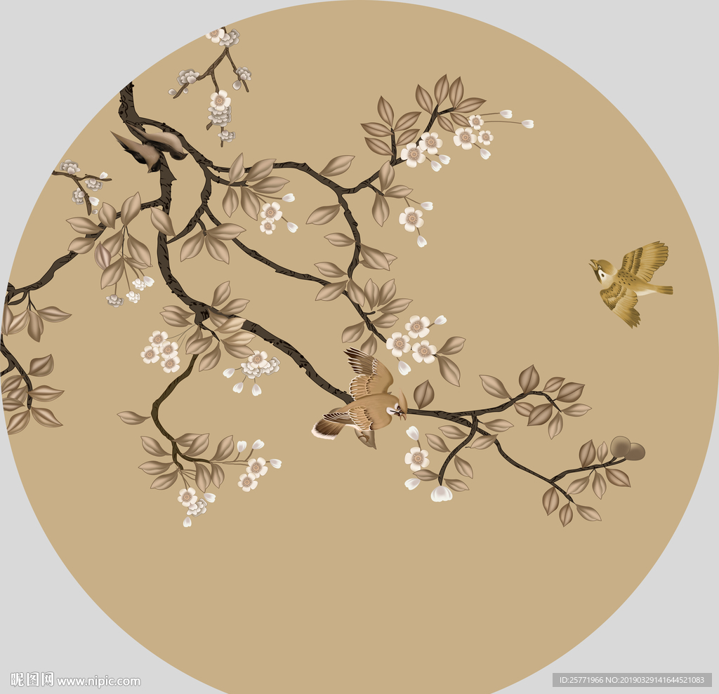 新中式花鸟装饰画