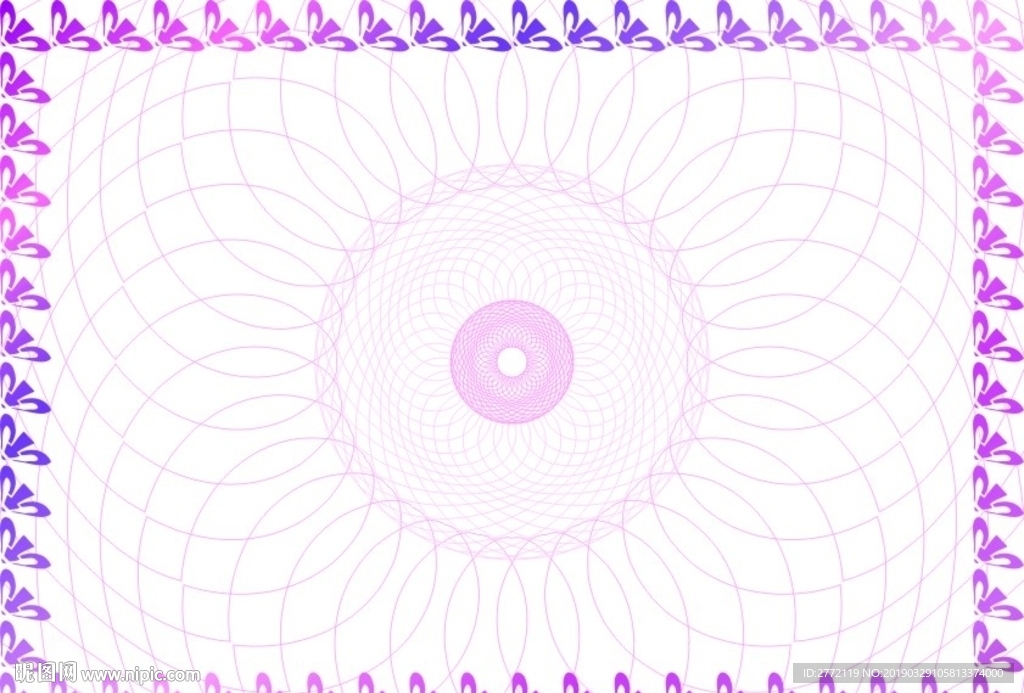 红粉丝 销售证书纹