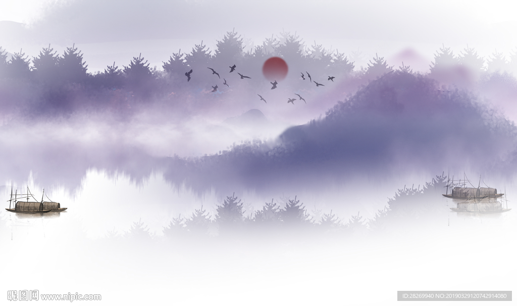 新中式山水