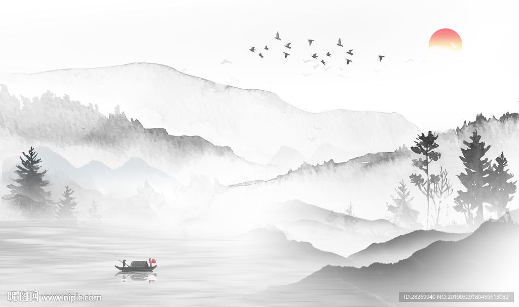 新中式背景