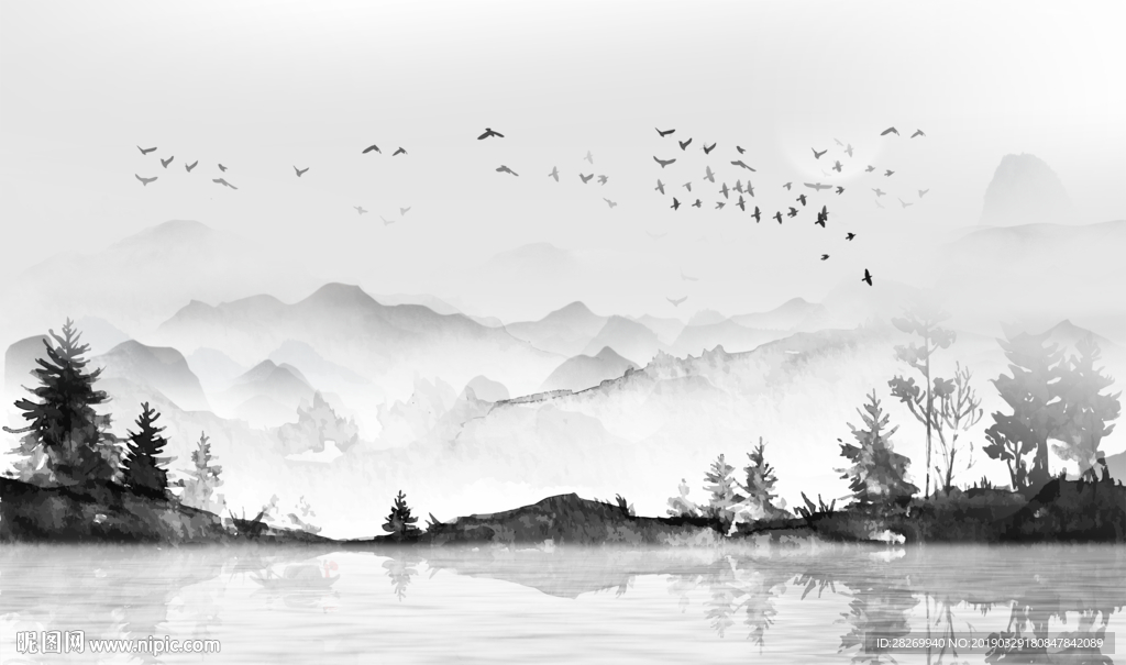 新中式背景