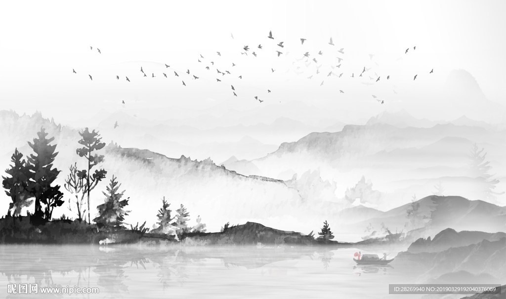 新中式山水