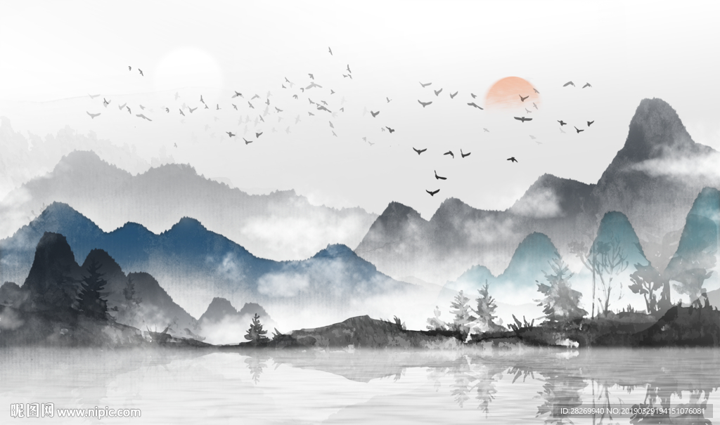 新中式山水
