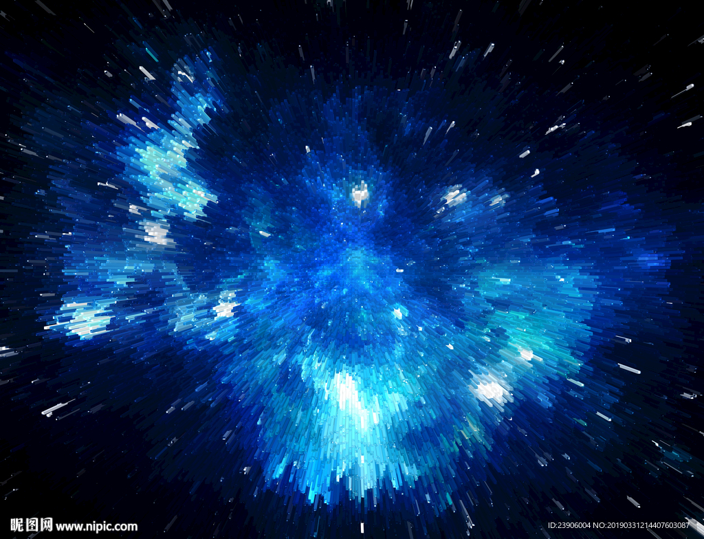 星空图 大型蓝色星空