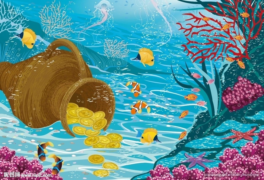 海底世界插画插图