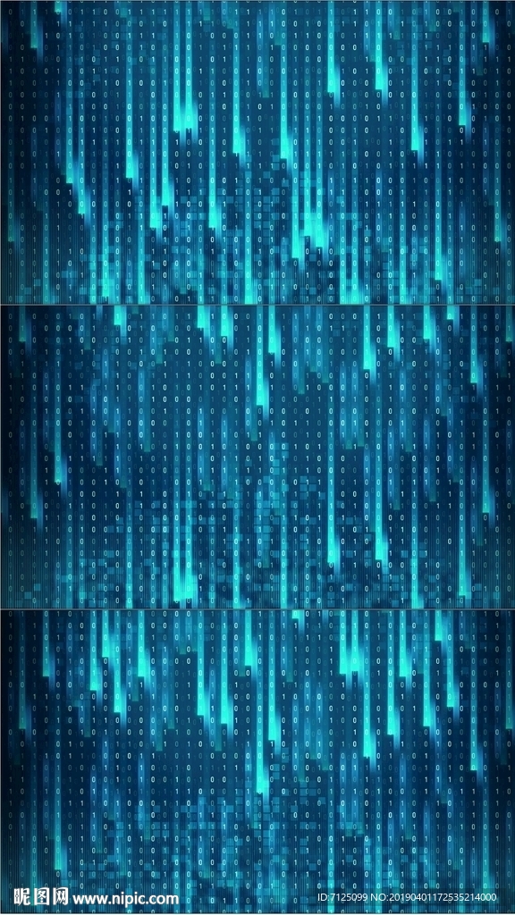 信息大数据瀑布流4K