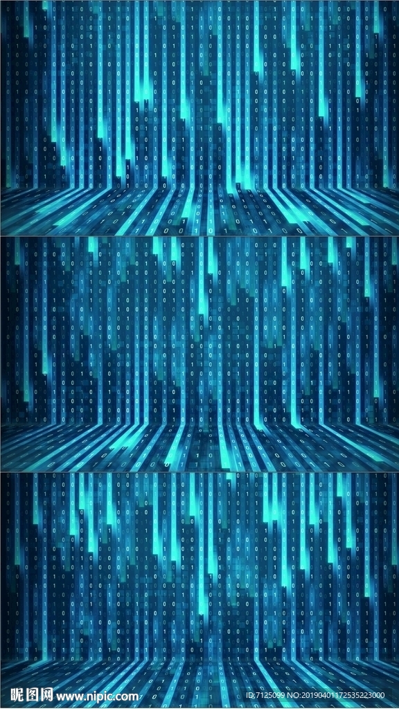 数字科技信息流4K大数据背景素