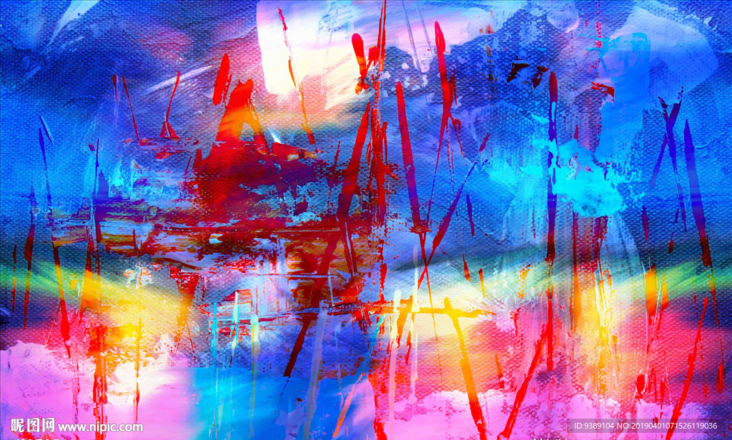抽象油画