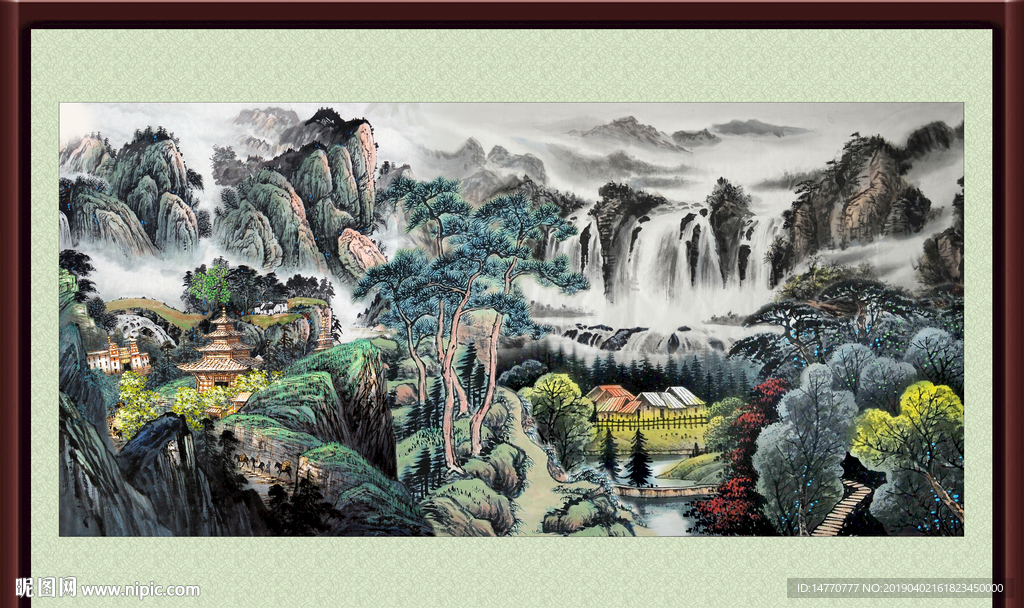 山水国画