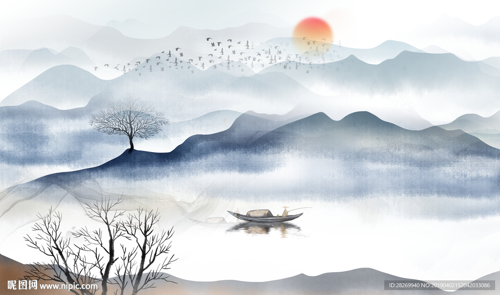 新中式山水