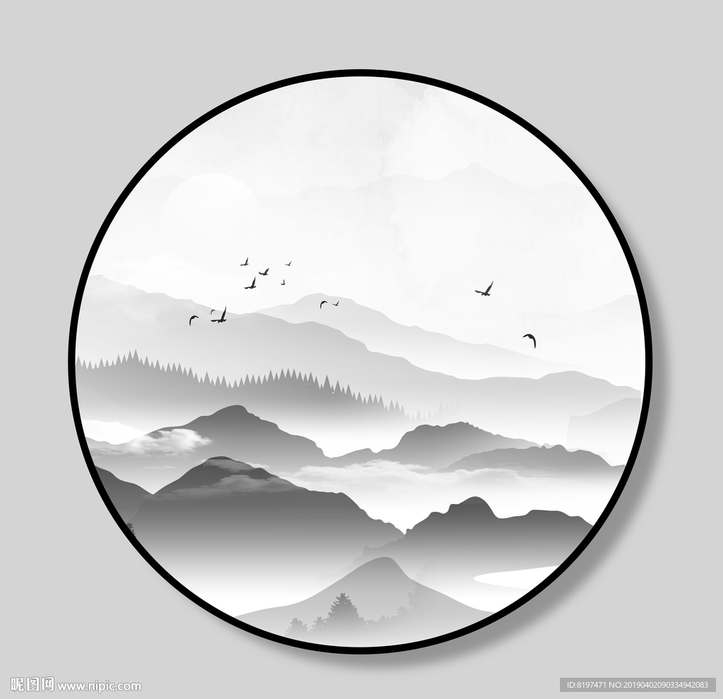 装饰画 水墨装饰画 抽象装饰画