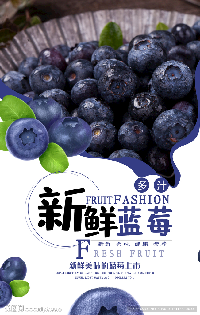 蓝莓海报
