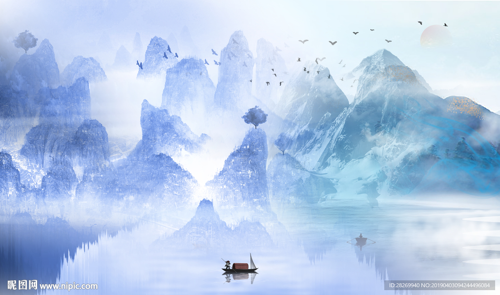 新中式背景