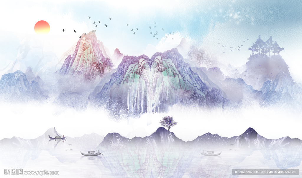 新中式山水