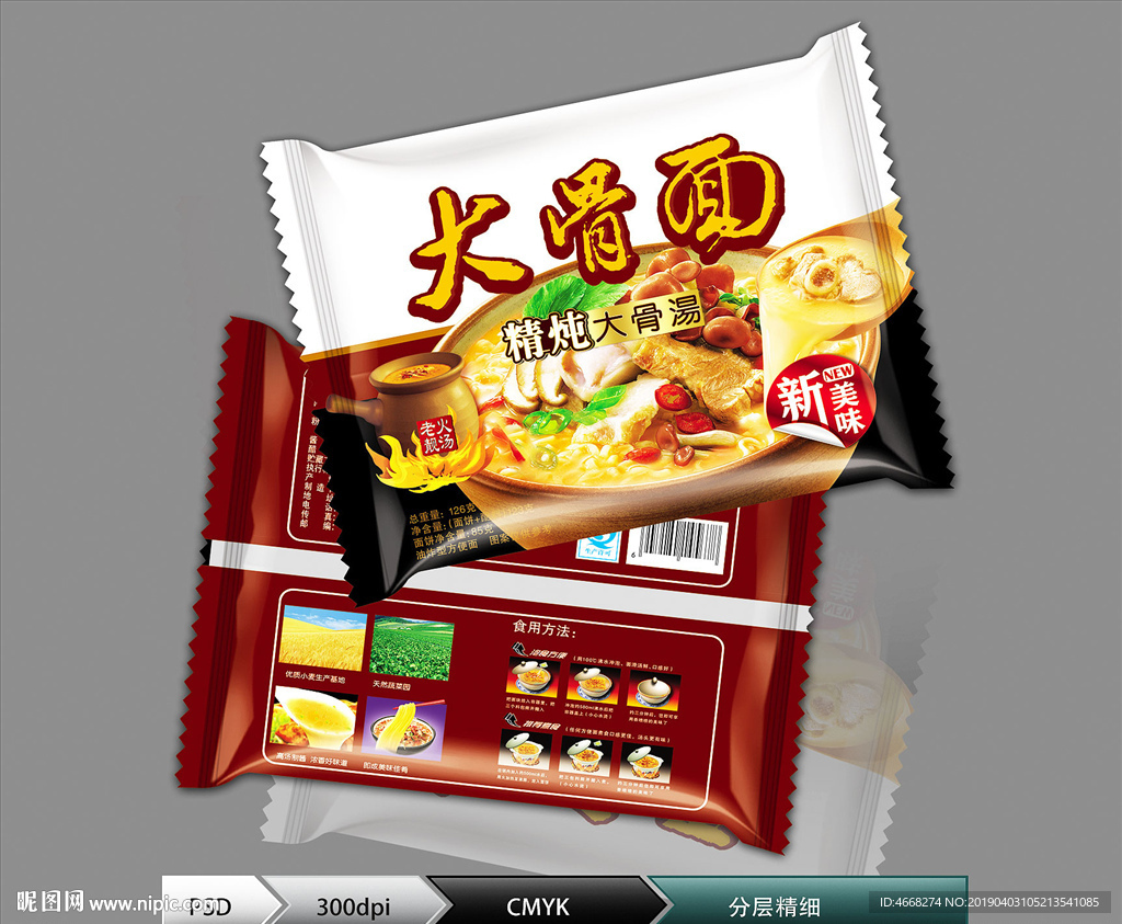 大骨面（展开图）