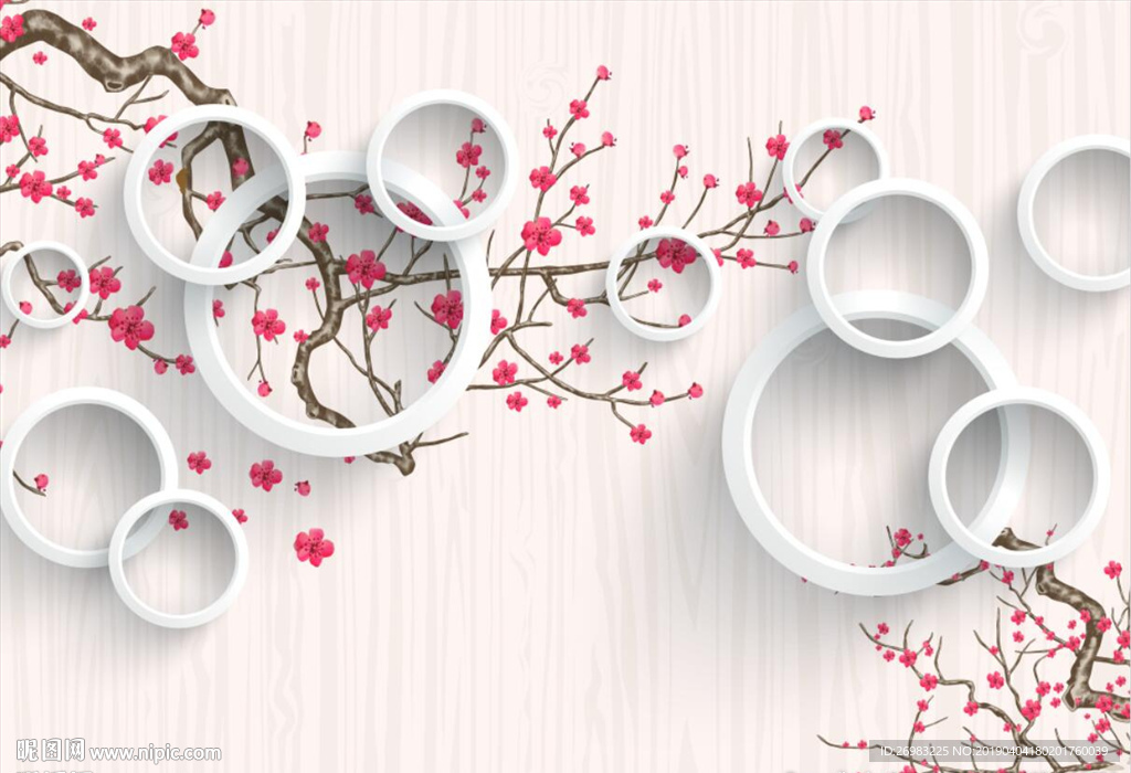 现代梅花