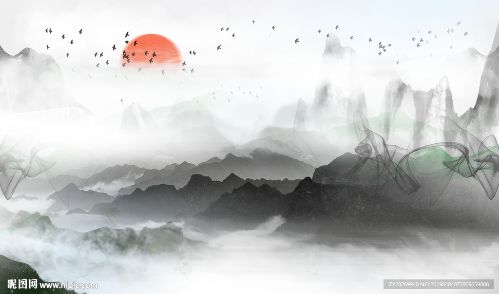 水墨画