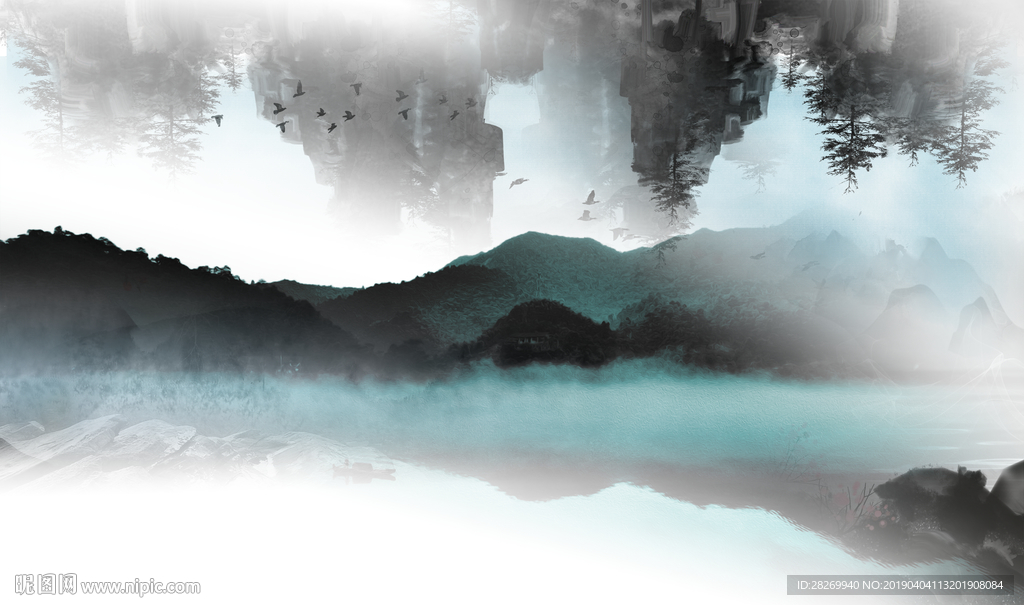 意境山水画