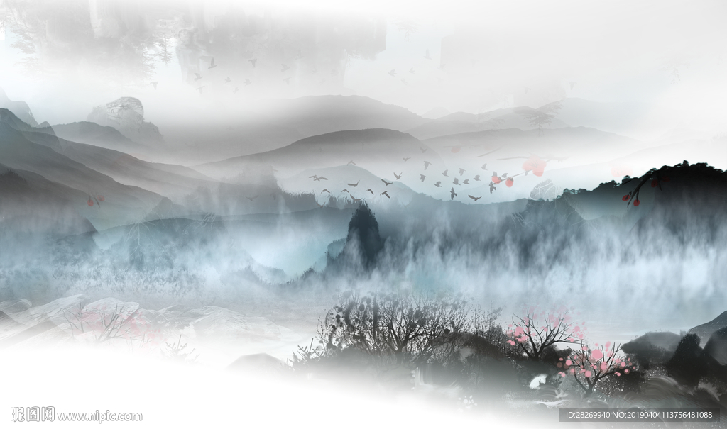 意境山水画