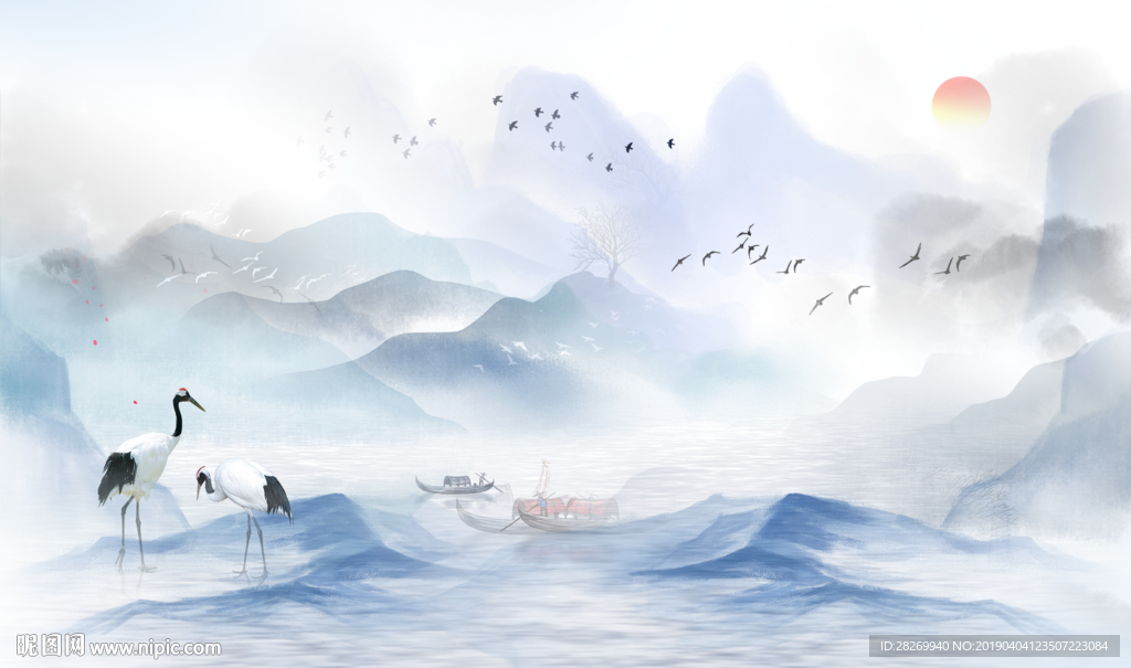 水墨画
