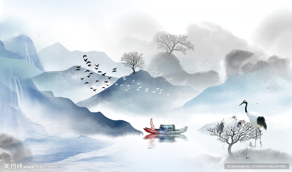 国画山