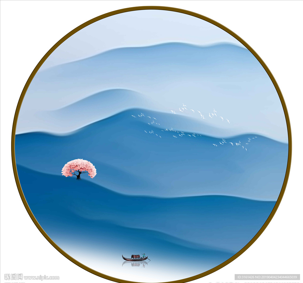 新中式山水画