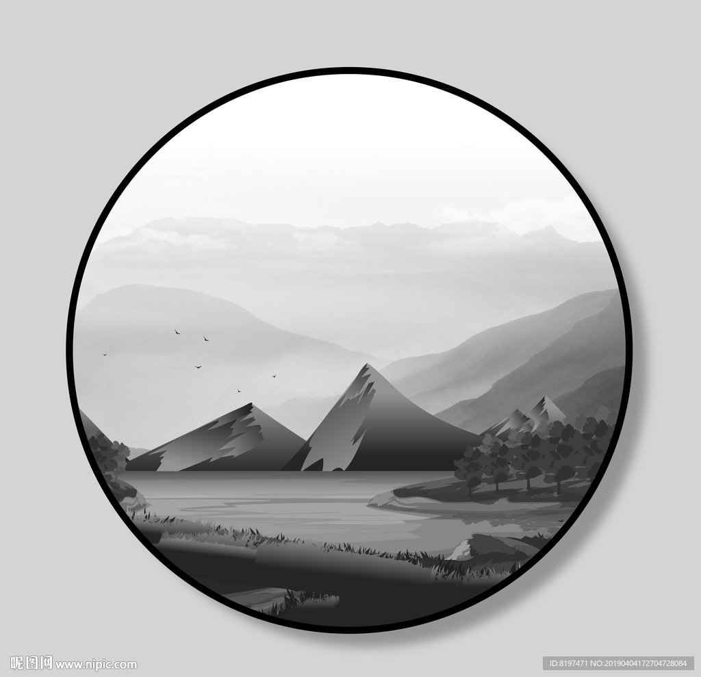 山林装饰画