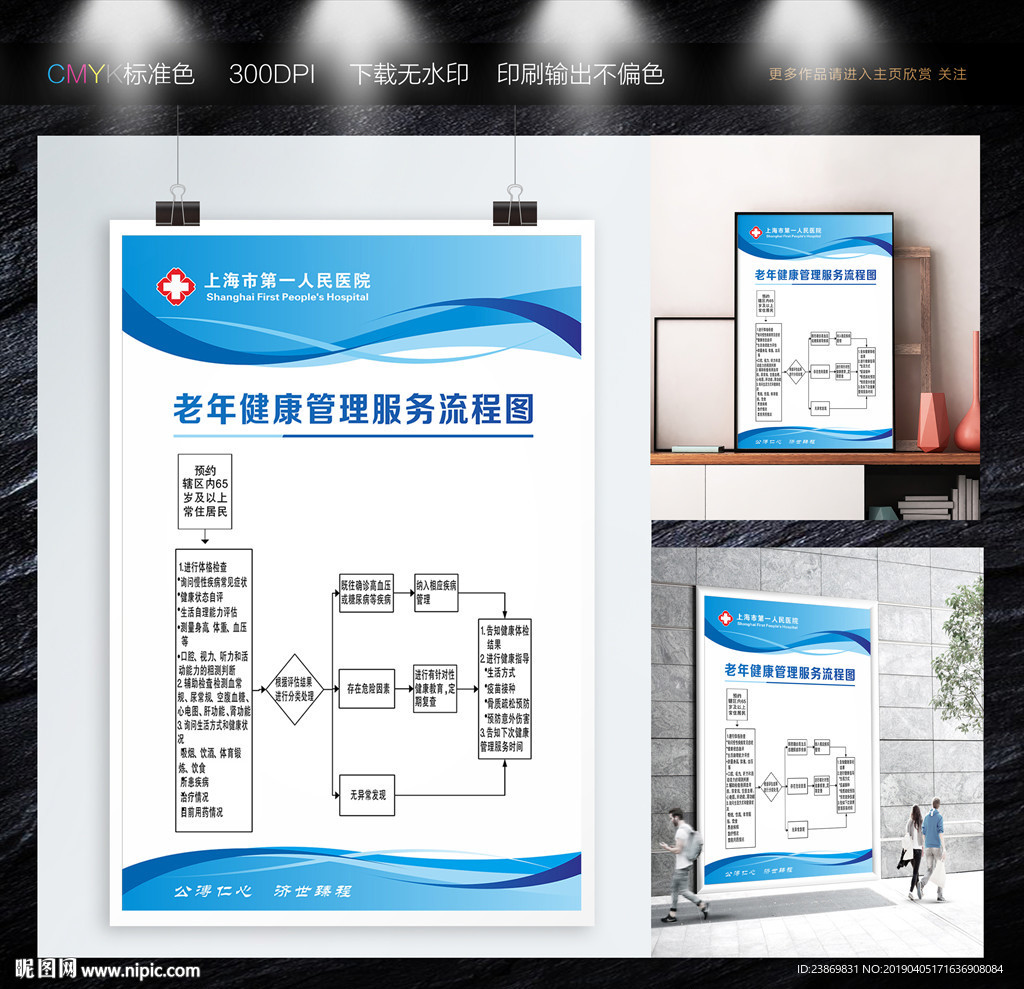 老年健康管理服务流程图