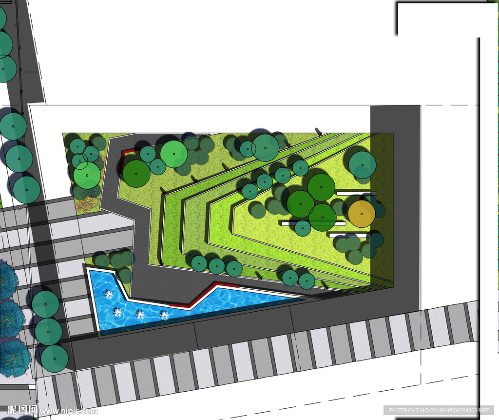 公园景观设计平面图