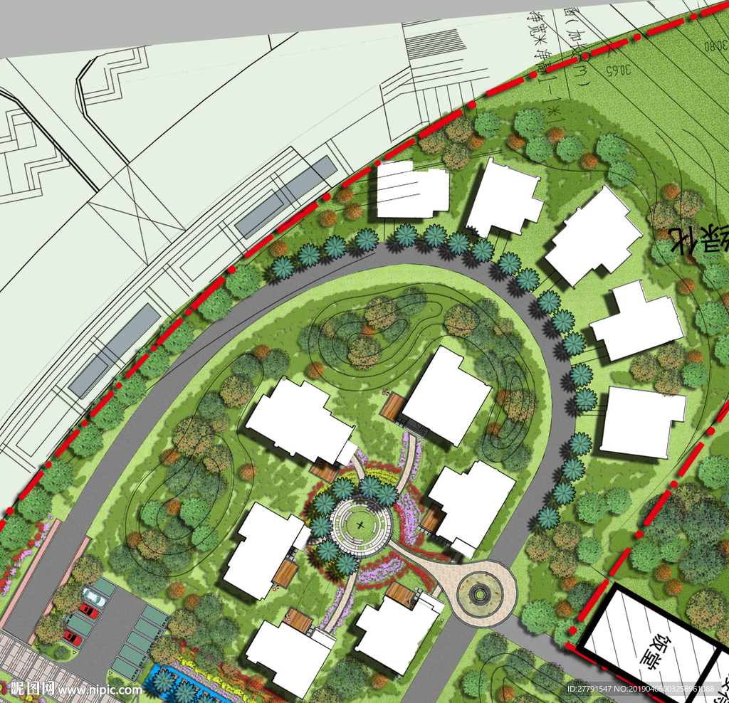 小区景观设计平面图