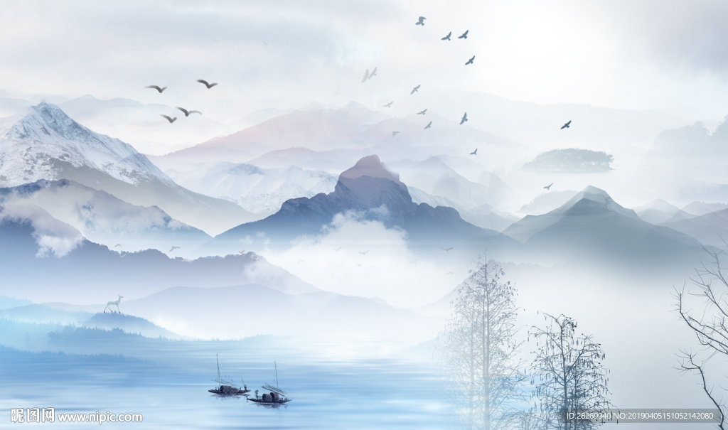 山水装饰画