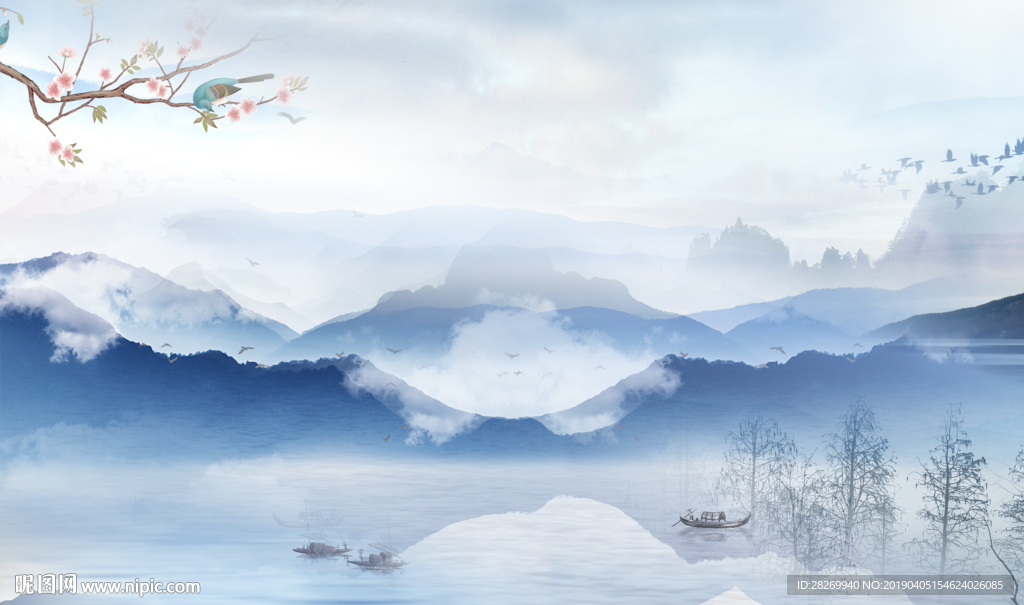 新中式山水