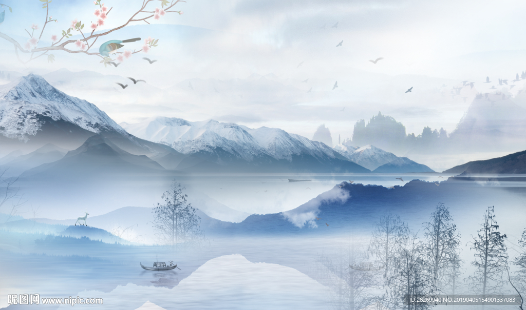 新中式山水