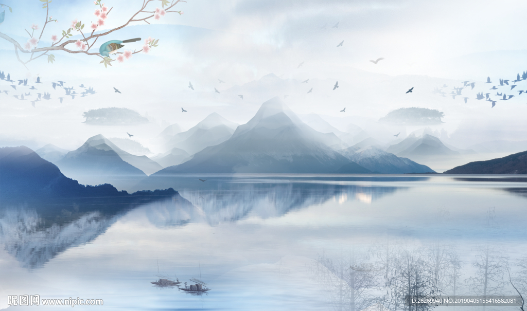新中式山水
