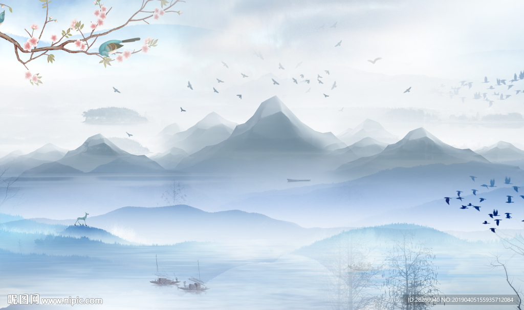 新中式山水