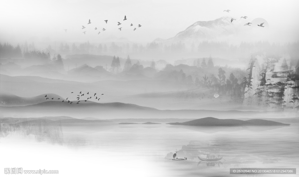 水墨山水