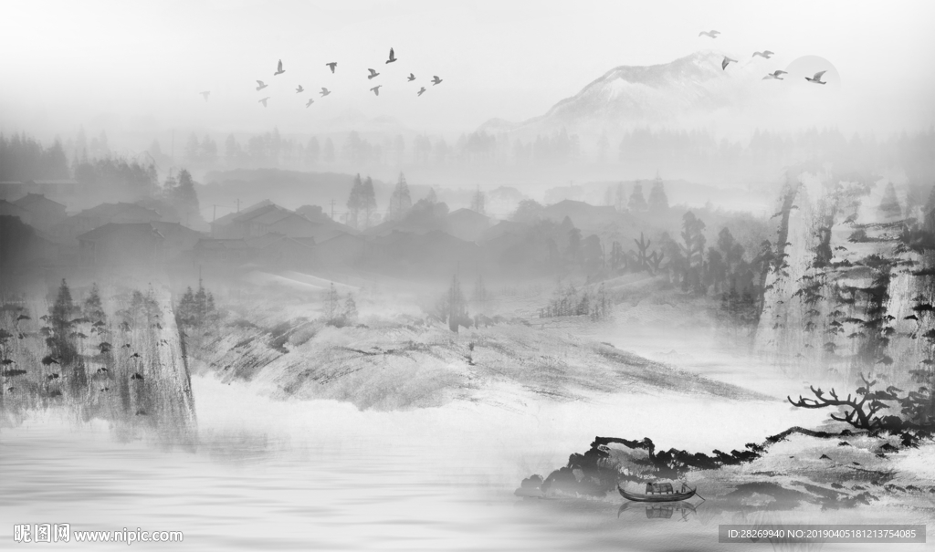 水墨山水