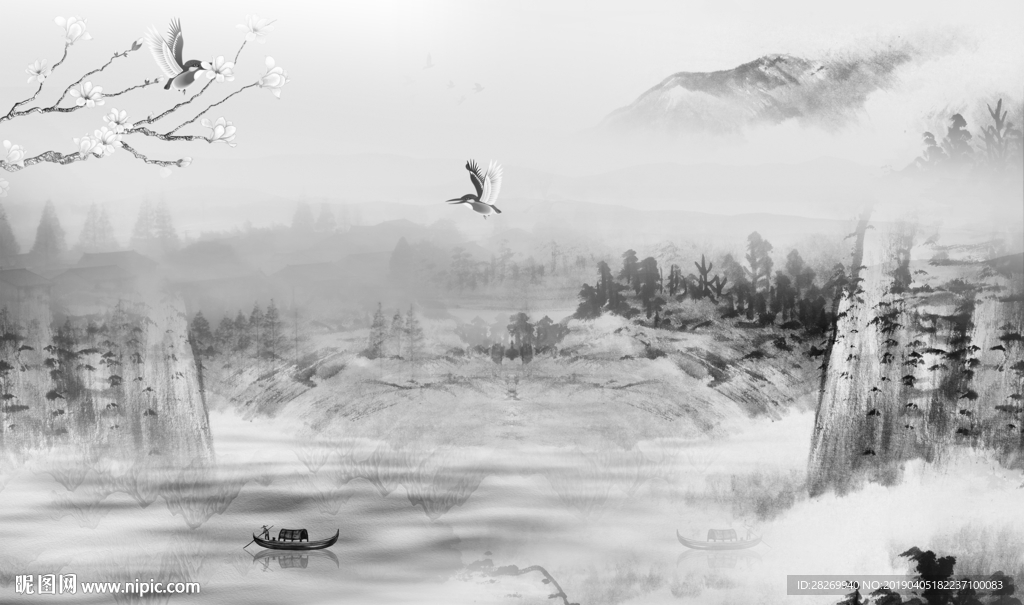 水墨山水
