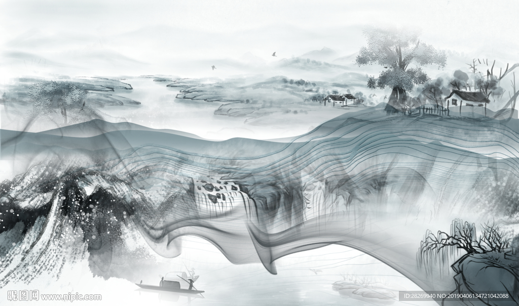 水墨山水