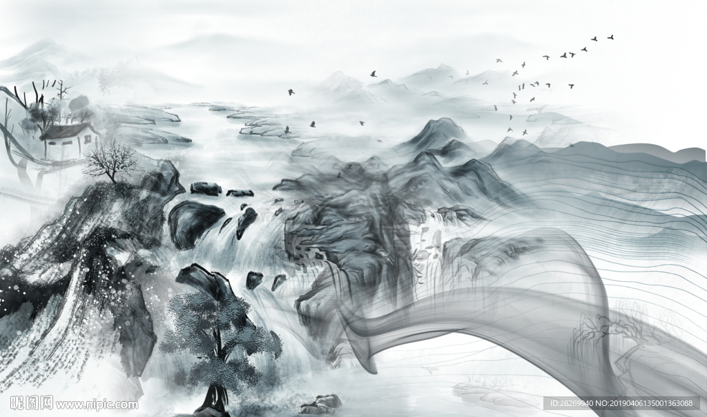 水墨山水