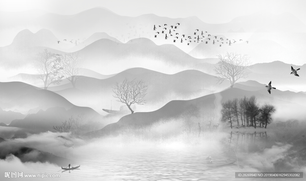水墨画